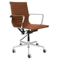 thumbnail image 1 of SOHO II Chaise de Bureau de Gestion Côtelée (Marron), 1 of 5