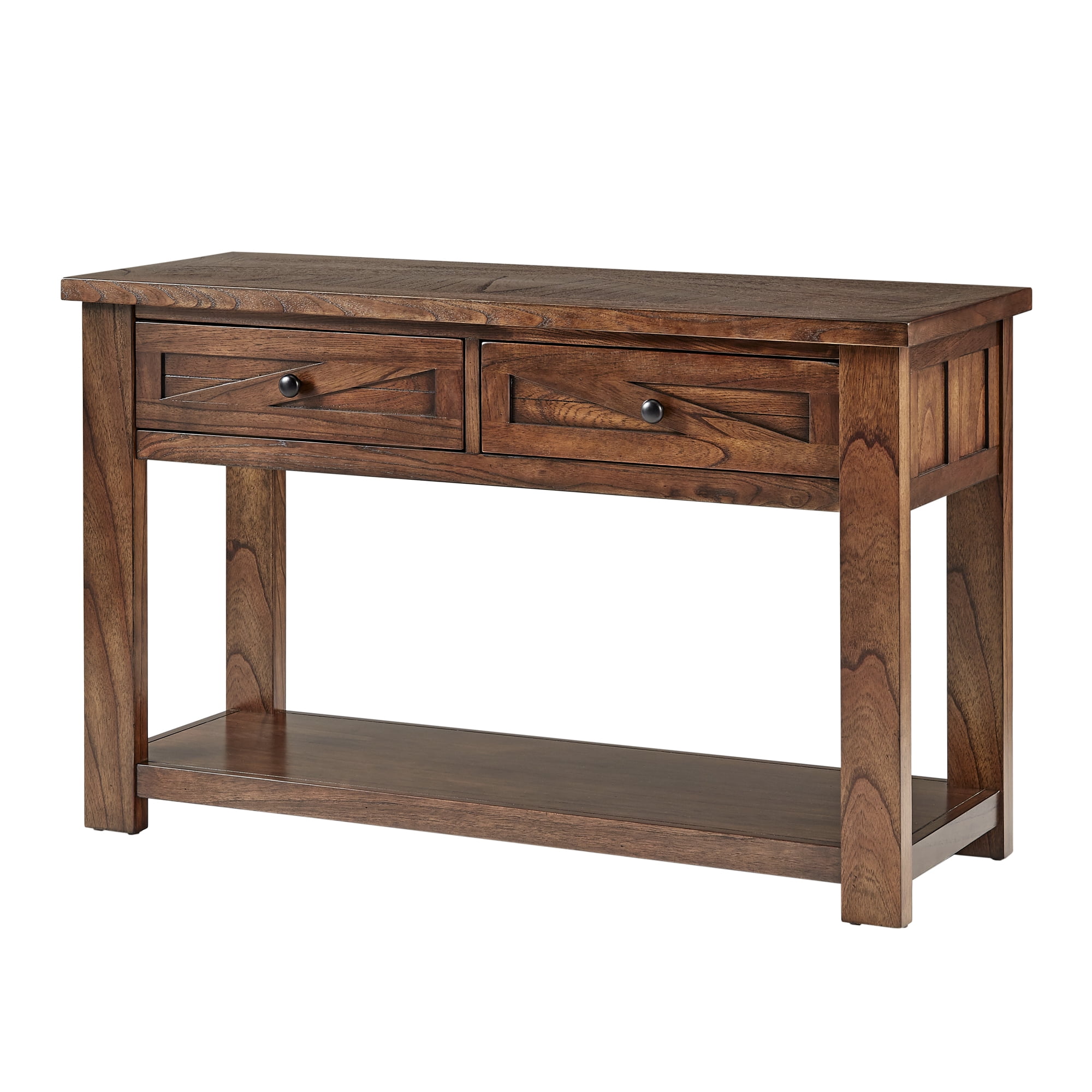 Weston Home Burleson Brown Cherry Finish Sofa Table