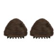 thumbnail image 2 of Transemion Perruque à Nœud Oreilles de Chat Griffe Extension de Cheveux Pince Prise Invisible Ferme Sans Abîmer les Cheveux Brun Foncé Réaliste, 2 of 6