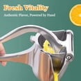 thumbnail image 4 of Exprimidor manual resistente, exprimidor de cítricos de aleación de aluminio for naranja y limón, prensa manual fácil de limpiar, 4 of 5