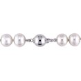 thumbnail image 4 of Miabella 9 - 10 MM Freshwater Cultured Pearl Strand with Sterling Silver Ball Clasp, 4 of 5