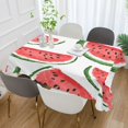 thumbnail image 2 of Yayeee Tablecloths 54" x 54" Rectangle Wrinkle Resistant Party Table Cover, Cute Watermelon, 2 of 8