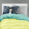 thumbnail image 2 of Carolines Treasures BB5112PILLOWCASE Blue Flowers Jack Russell Terrier Fabric Standard Pillowcase Standard multicolor, 2 of 2