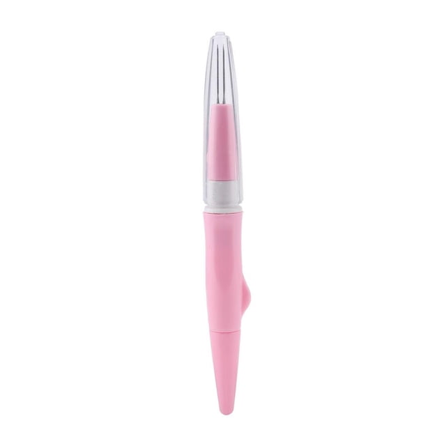 Fyydes Punch Pen, Punch Needle,Embroidery Felting Needle Punch Pen with 3 Fine Needles Set Tool for DIY Craft