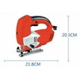 thumbnail image 3 of Electric Jig Saw, 3.3A 240V 3.15" Wood Cutting and 10mm Steel, Variable Speed ​​0-3000rpm 800W Cordless Orbital Jigsaw, 3 of 3