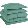 thumbnail image 4 of Chezmoi Collection Granite Green Down Alternative Comforter Oversized Queen - 3-Piece All Seasons Lightweight Comforter Set - Microfiber Comforter Duvet Insert with Corner Tabs, 4 of 6