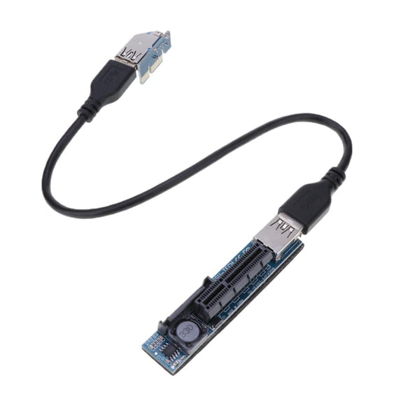 Riser Adapter Card with USB 3.0 Cable, Overcurrent
