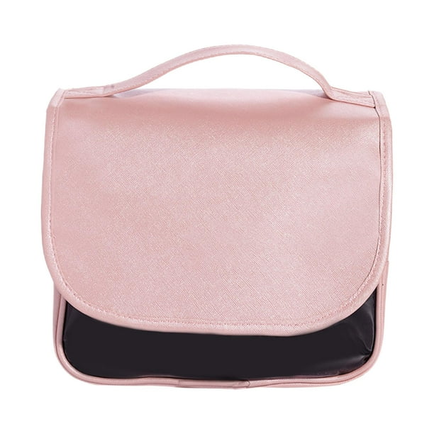 Estuche colgante para artículos de tocador, bolsa de maquillaje, impermeable, multifunción. Rosado