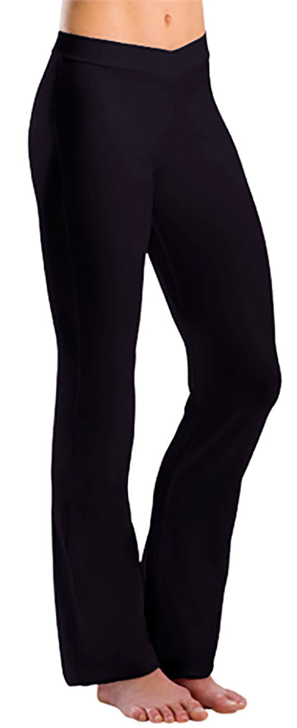 Motionwear - Motionwear Women's V-Waist Elastic Waist Pants XL BLACK ...