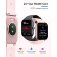 thumbnail image 3 of Reloj inteligente TOOBUR Alexa integrado para mujer IP68 rosa, 3 of 7