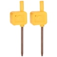 thumbnail image 1 of Unique Bargains 2pack Torx Screwdriver T10 S2 Flag Type Handle Star Driver Key Wrench Spanner Hand Operated Tool Yellow, 1 of 5