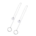 thumbnail image 1 of Dalazy 1 Paire de Boucles d'Oreilles Rondes Style Rétro Forme Ronde Boucles d'Oreilles Perles Uniques Longues à Pampilles Boucles d'Oreilles Boho, 1 of 9