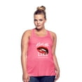 thumbnail image 2 of Kiss Me Like You Miss Me - Racerback Tank Top, 2 of 8