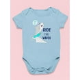 thumbnail image 3 of Surf Up! Ride The Waves Shark Bodysuit Infant -Image by Shutterstock,  Newborn, 3 of 4