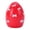 Red, variant on mdesiwst TPR Egg Dog Chew Toy with Squeaker Small Medium Breed Dogs Teething Cleaning Toy Pet Interactive Boredom Relief Toy