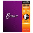 thumbnail image 1 of El Ixir 16052 Nanoweb Acoustic Guitar Strings Light 12 53 Ph Osphor Bronze, 1 of 5