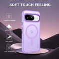 thumbnail image 4 of YINLAI for Google Pixel 9 Pro Case [Compatible with Magsafe] Translucent Matte Magnetic Google Pixel 9 Case Slim Thin Shockproof Women Men Protective Phone Cases for Google Pixel 9/9 Pro,Light Purple, 4 of 7