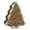 Green Tree, variant on Christmas Cookie with Lid Xmas Metal Cookie Box Santa Clause Snowman Glove Penguin Xmas Card Box Cute Assorted Card Holder Containers for Christmas Party Decorï¼Red Penguin,5.5")