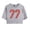 Gray, variant on Sombr Merch I Barely Know Her 77 T-Shirt For Women&Girls Midriff Short Sleeve Summer Fashion Vest Lady Tee