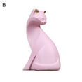 thumbnail image 2 of Visland Pink Cat Statue Ornaments, Nordic Style Cats Art Sculpture Home Decor Office Home Crafts Living Room Bookshelf, 2 of 8