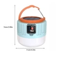 thumbnail image 3 of Sonducket Luz Solar para acampar, Control remoto portátil, pantalla de alimentación, 3 engranajes, ajustable, funciona con batería, lámpara recargable carpas Sonducket OD029108-01, 3 of 6