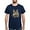 Navy, variant on CafePress - Cute Humorous Watercolor Raccoon Blowing A Kiss T - Men's Classic Graphic Cotton T-Shirt