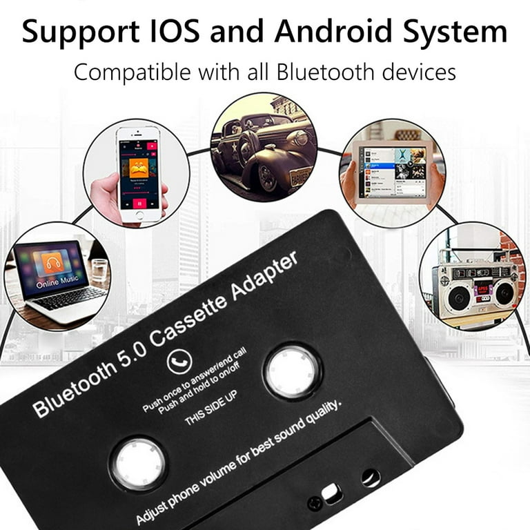 Universal Bluetooth 5,0 Konverter Auto Tape MP3/SBC/Stereo