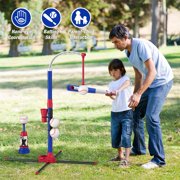 LINXUXIE 3-in-1 Kids Baseball Set, T-Ball Sport Games Toys for Boys & Girls, Birthday Chrismas Gifts for 1-3 3-5 5-8 Year Old
