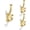 Brushed Brass, variant on 10 Pack 4-1/2inch Antique Brass Coat Hooks zinc Alloy mudroom Hooks, Strong Load-Bearing for Bedroom Entrance wall, Hanging Clothes Hanger Behind the Door, Bathroom Towel Robe Hooks