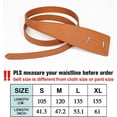 thumbnail image 7 of Zhengup Glamorstar Women Leather Belts Vintage Irregular Waist Belt for Dresses Tie Knot Waistband Belt, 7 of 7