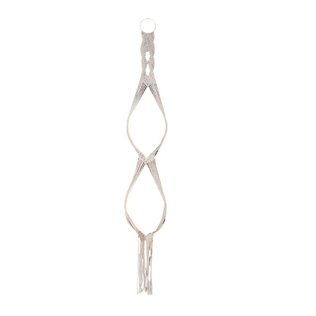 Wall Hat Rack for Storage – Multi-Layer Cotton Rope Hat Holder with 3 Sizes, 33.46 in / 45.28 in / 57.09 in Lengths, White