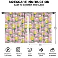 thumbnail image 2 of Blackout Kids Curtains,Pink Hedgehog Rose Pattern Childrens Insulated Curtains Set Of 2,Bedroom Essentials,Toddler Room Decor 42"x54", 2 of 5