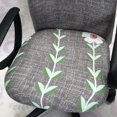 thumbnail image 4 of Cubierta de sil del comedor de impresión digital Cubierta de sil del banquete Protector del asiento del taburete para el hote Estilo_6 Baoblaze Fundas para silla de comedor, 4 of 8