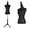 Black, variant on Dress Form Female Mannequin Torso, Height Adjustable Mannequin Body with Stand for Sewing, Display, Black