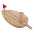 thumbnail image 3 of Baby Boat Toys, Balloon Powered Ba?era de Madera Barco de Juguete Juego de Agua Ba?arse Entretenido Juguete para ni?os Juguetes de, 3 of 7