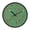 A Green Background, variant on Indoor 12' Voice-Activated Luminous Decoration Wall Clock With LED Night Light Santa Claus's Sleigh with Reindeer