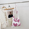 thumbnail image 4 of Bolso Mensajero Felpa Con Amor para Mujer A La Bolsos Otoño E Invierno (rosa), 4 of 9