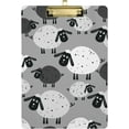 thumbnail image 1 of FMSHPON Sheeps Clipboard Hardboard Wood Nursing Clip Board and Pull for Standard A4 Letter 13x9 inches, 1 of 8