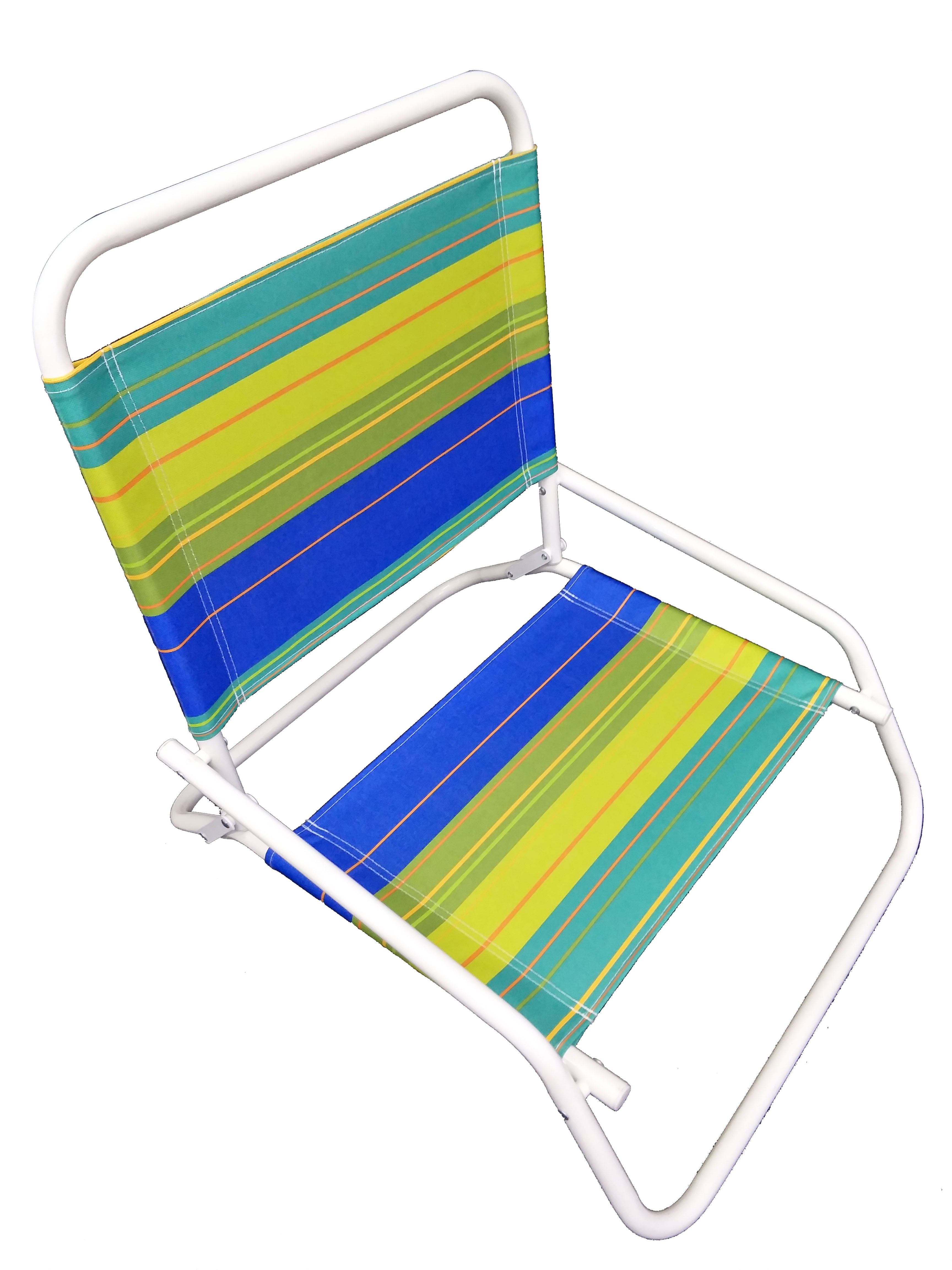 Mainstays Folding 1-Position Beach Chair - Walmart.com