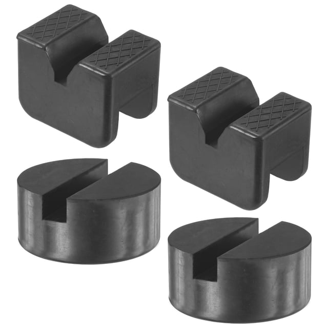Uxcell 2-Set Almohadilla de Caucho para Gato de Piso, Adaptador de Almohadilla Redonda de 3 Pulgadas para Gato Universal