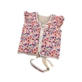 thumbnail image 4 of Chaleco de natación para niños,Chaleco de natación para niños,chaleco para niños y niñas,Chaqueta de natación Chaleco de flotabilidad para Flores rosadas, 4 of 9