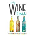 thumbnail image 3 of JMB Designs 17x24 Black Modern Framed Museum Art Print Titled - Its Wine Time, 3 of 5