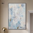 thumbnail image 3 of Tropic Ice Canvas Print Calming Blue Wall Art by Art Remedy, Black Frame, 36 x 54, 3 of 7