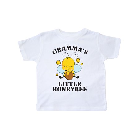 

Inktastic Cute Bee Gramma s Little Honeybee with Stars Gift Toddler Boy or Toddler Girl T-Shirt