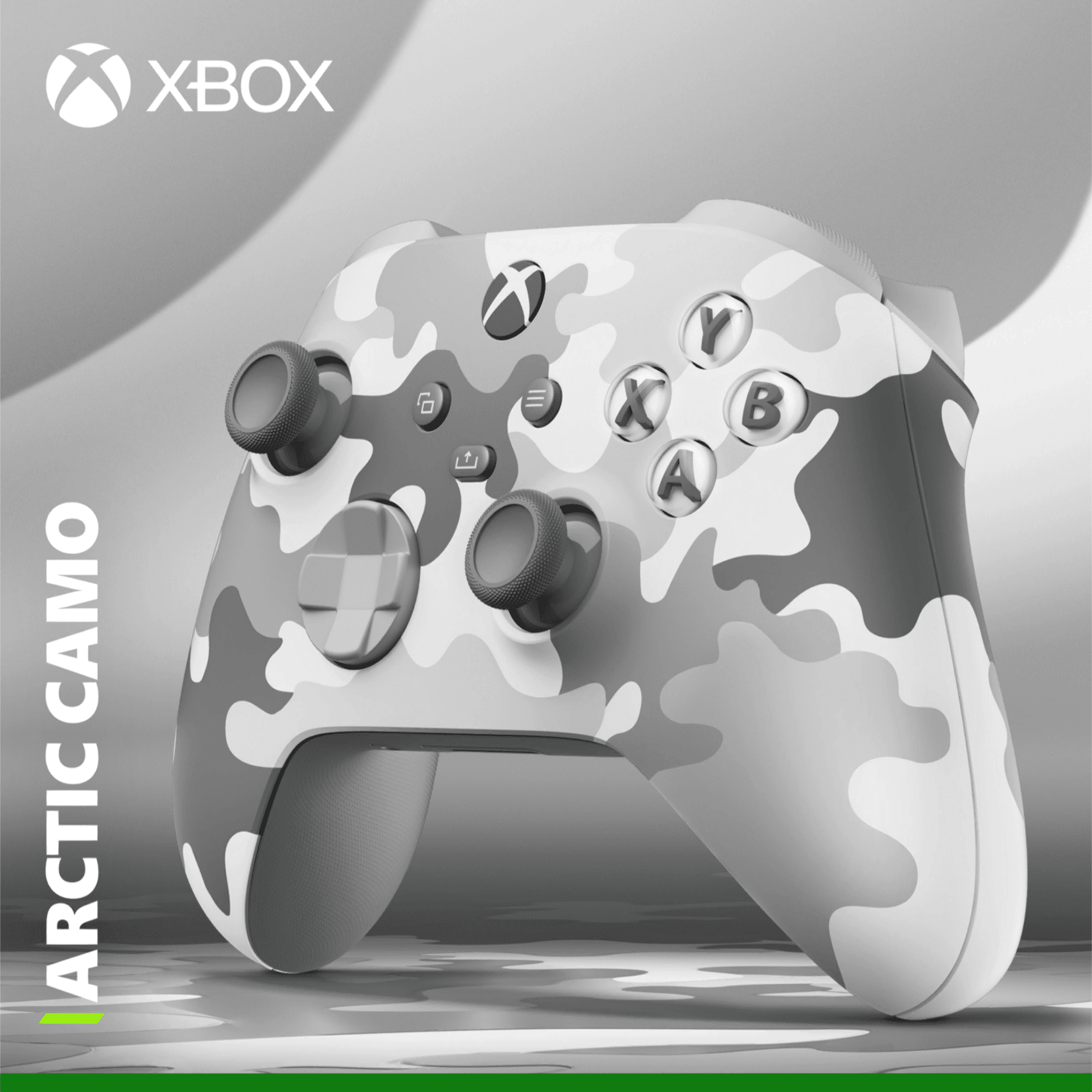 Mando inalámbrico Xbox 360 - Camuflaje ártico