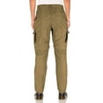 thumbnail image 2 of Men's Classic Tactical Pro Durable Utility Multipocketed Work Cargo Pants (Khaki, 33W x 32L), 2 of 3
