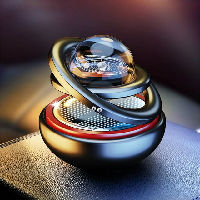 Xihbxyly Ofertas de Liquidación de Hoy Ofertas Prime Adornos Solaris Giratorios para Coche, Adorno de Aluminio y Suspensión En Estrella para Coche.
