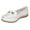 White, variant on Boulevard Womens Action Leather Tassle Loafers