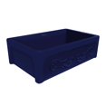 thumbnail image 3 of Glencove St. Ives 33" Front Apron Fireclay Sink with an Intricate Vine Design on one side and an Elegant Beveled Front Apron on the Opposite Side, 3 of 4