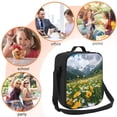thumbnail image 5 of Naloa Mountain Daisy Meadow Lunch box Lunch bag for men women Large capacity Lunchbox Insulated Lunch bag Lunch box cooler, 5 of 7